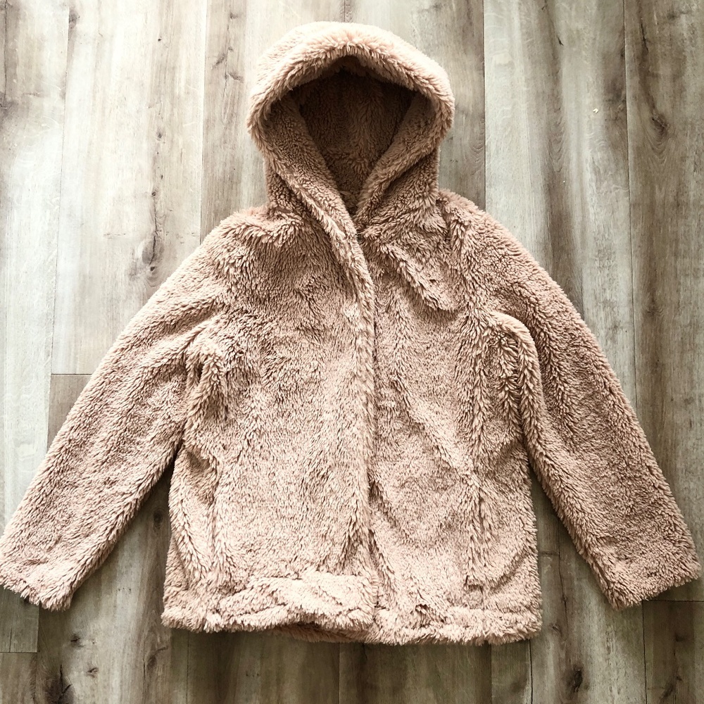GAP, Teddy Jacket, Womens Jacket, Hooded, Coat, Size Small, Nice Condition - Picture 3 of 13